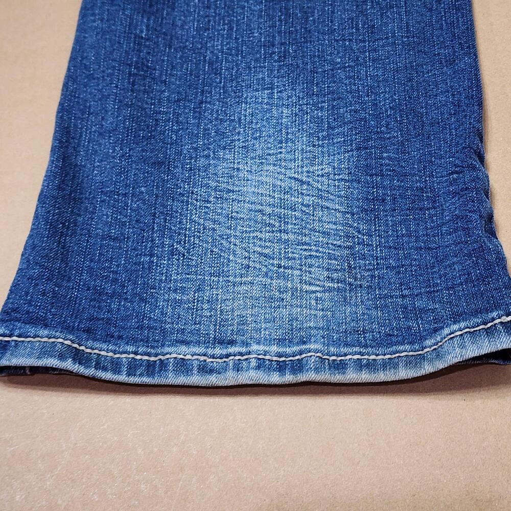 Trinity Ranch Jeans Womens 9 Blue Bootcut Embroidered Rhinestone Studded - Picture 13 of 16